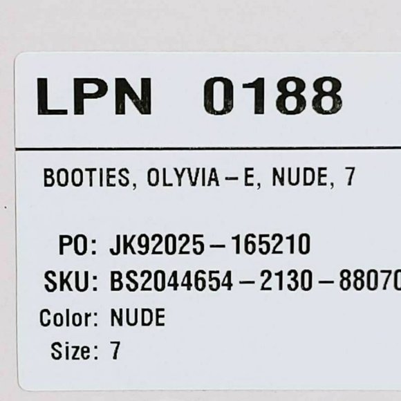 Justfab Womens Olyvia Ankle Booties Beige 7‎ New - Picture 12 of 12